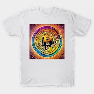 Bitcoin colorful T-Shirt